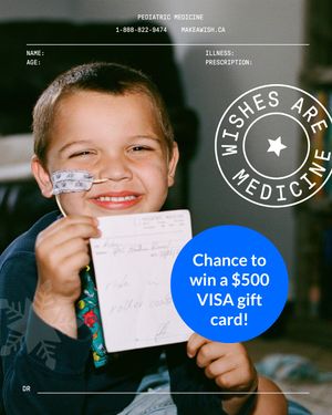 Image post by @makeawish_canada on Instagram
