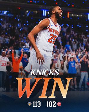 Image post by @nyknicks on Twitter