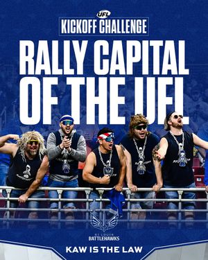 Image post by @uflbattlehawks on Instagram