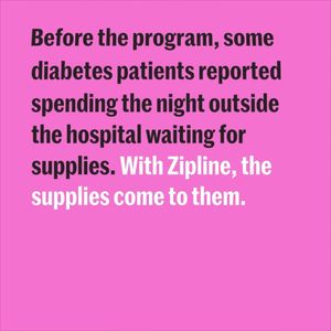 Image post by @zipline on Instagram