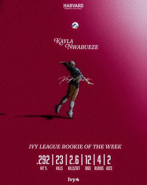 Image post by @harvardwvball on Instagram