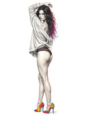 Image post by @pinup.aiart on Instagram