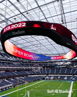 Image post by @SoFiStadium on Twitter