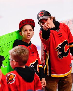 Image post by @NHLFlames on Twitter