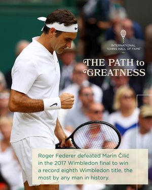 Image post by @tennishallofame on Instagram