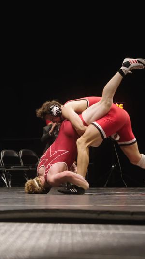 Video post by @NIUWrestling on Facebook