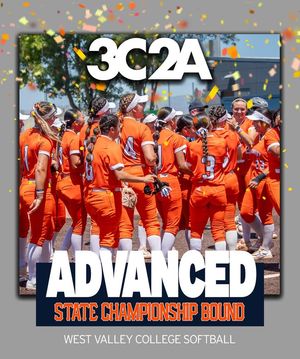 Image post by @West Valley College Softball on Facebook