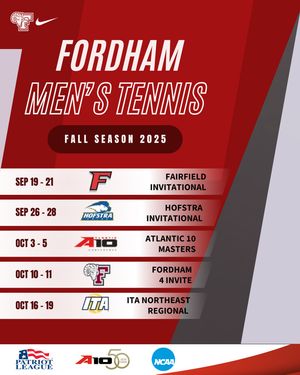 Image post by @fordhammenstennis on Instagram
