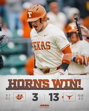 Image post by @TexasBaseball on Twitter