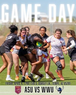 Image post by @womensrugbyatasu on Instagram