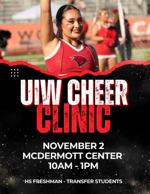 Image post by @uiwcheer on Instagram