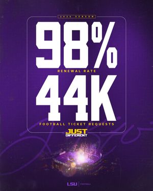 Image post by @lsufootball on Instagram
