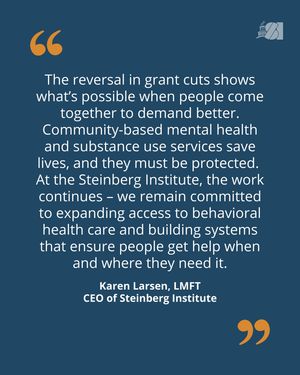 Image post by @steinberginstitute on Instagram