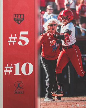Image post by @HuskerSoftball on Twitter
