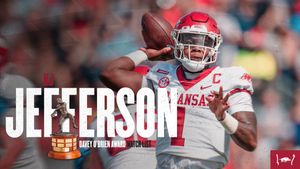 Image post by @RazorbackFB on Twitter