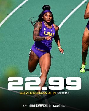 Image post by @lsutrackfield on Instagram