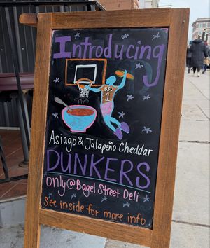 Image post by @bagelstreetdeli on Instagram