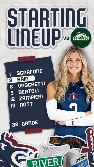 Image post by @FDUKnightsWVB on Twitter