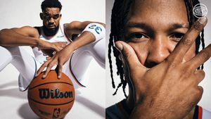 Image post by @nyknicks on Twitter