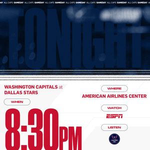 Image post by @Capitals on Twitter