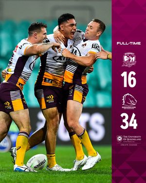 Image post by @brisbanebroncos on Twitter