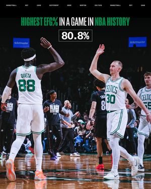 Image post by @celtics on Instagram