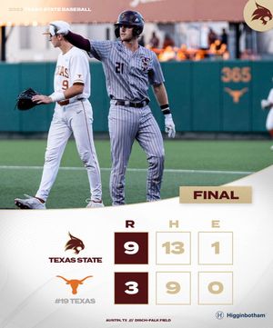 Image post by @TxStateBaseball on Twitter