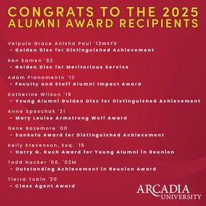 Image post by @arcadiaalumni on Instagram