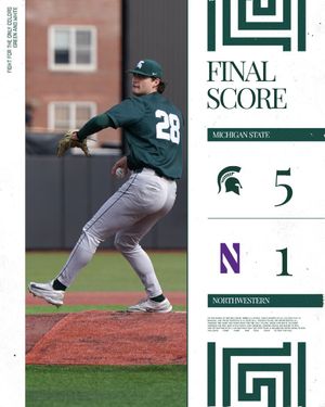 Image post by @MSUBaseball on Twitter