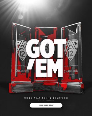 Image post by @UtahGymnastics on Twitter