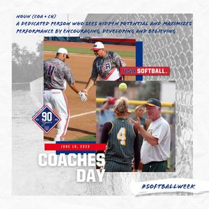 Image post by @USASoftball on Twitter/X