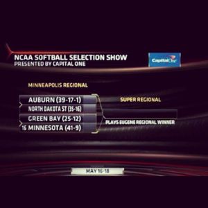 Image post by @gophersoftball on Instagram