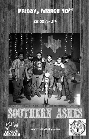 Image post by @SouthernAshesMusic on Facebook