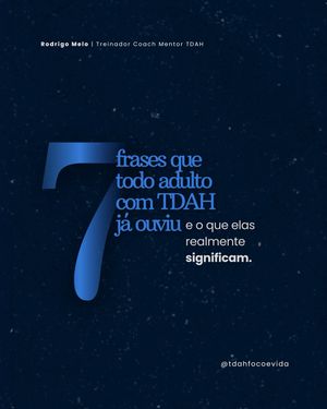Image post by @tdahfocoevida on Instagram