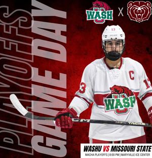 Image post by @washuhockey on Instagram