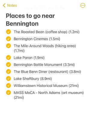 Image post by @benningtonstudents on Instagram