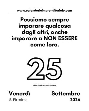 Image post by @calendarioimprenditoriale on Instagram