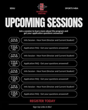 Image post by @sdsusportsmba on Instagram