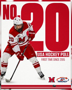 Image post by @miamioh_hockey on Instagram