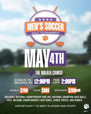 Image post by @clemsonmsoccer on Instagram