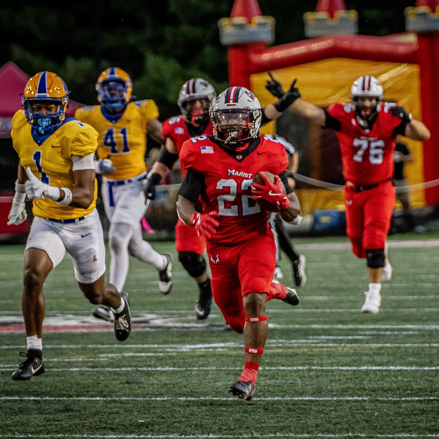 Image post by @maristfootball on Instagram