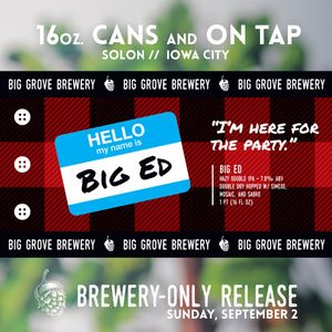 Image post by @biggrovebrewery on Instagram