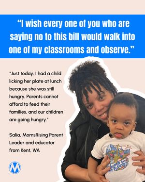 Image post by @momsrising on Instagram