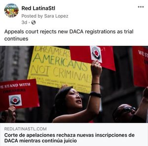 Image post by @redlatina on Facebook