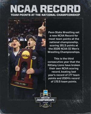 Image post by @NCAAWrestling on Twitter