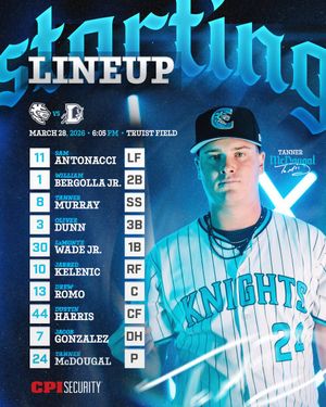 Image post by @KnightsBaseball on Twitter