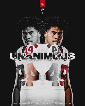 Image post by @uscfb on Twitter