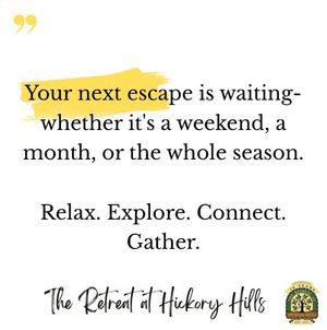 Image post by @theretreatathickoryhills on Instagram