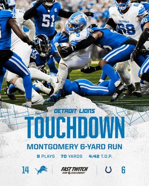 Image post by @Lions on Twitter