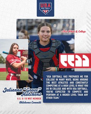 Image post by @USASoftballJWNT on Twitter/X